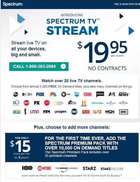 spectrum basic channel listing.